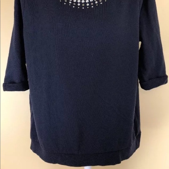 H&M Women's Knit Sweater Size L Blue - Picture 4 of 4